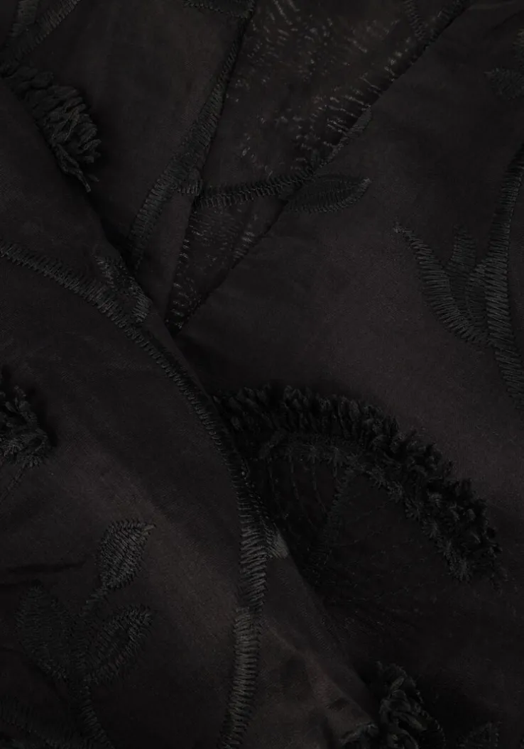 zwarte minus blouses piper v-neck blouse