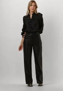 zwarte minus blouses piper v-neck blouse