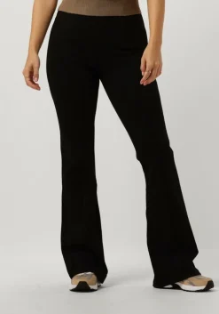 zwarte minus flared broek marcia high waisted flared pant