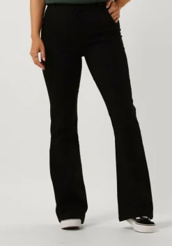 zwarte minus flared broek carma flared pants