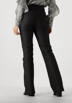 zwarte minus flared broek mscarma flared denim jeans