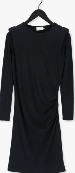 zwarte minus midi jurk malina dress