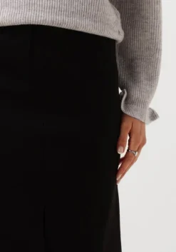 zwarte minus midirok marcia midi skirt