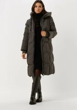 zwarte minus mini jurk ava knit turtleneck dress