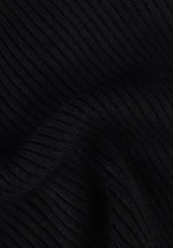 zwarte minus mini jurk ava knit turtleneck dress