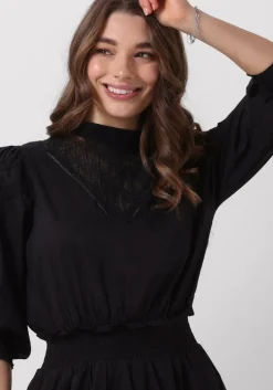 zwarte minus mini jurk catja short dress