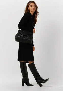 zwarte minus mini jurk gira knit dress