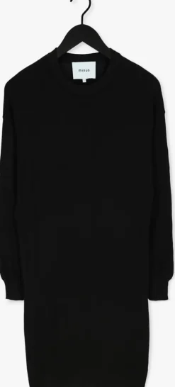 zwarte minus mini jurk gira knit dress