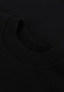 zwarte minus mini jurk mika 3/4 sleeve sweat dress