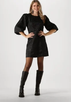 zwarte minus mini jurk msmelbi short dress
