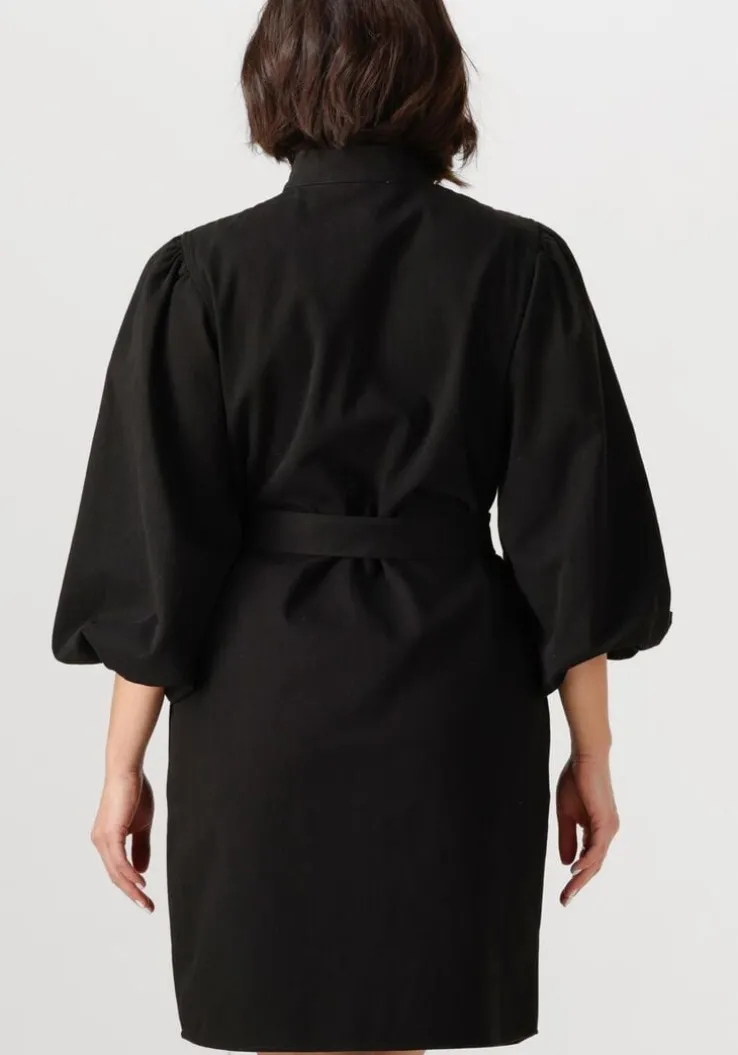 zwarte minus mini jurk sigga short dress