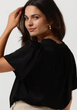 zwarte minus top lirene v-neck blouse
