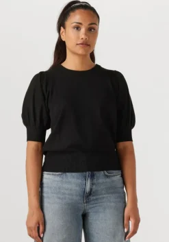 zwarte minus top liva knit tee