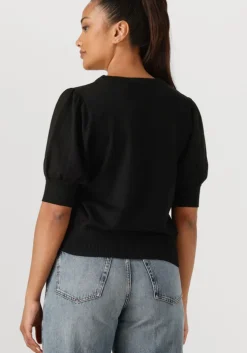 zwarte minus top liva knit tee