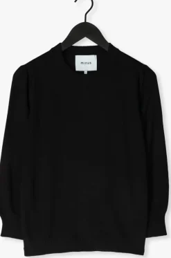 zwarte minus top mersin knit tee