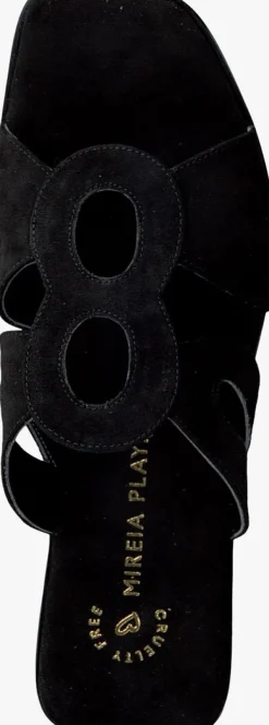 zwarte mireia playà slippers frida