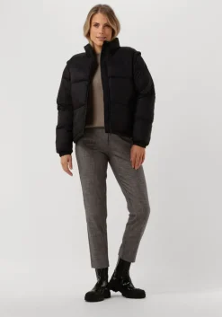 zwarte modström gewatteerde jas sammi jacket