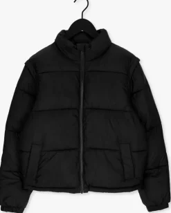 zwarte modström gewatteerde jas sammi jacket