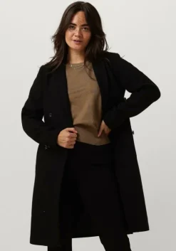 zwarte modström mantel odelia coat