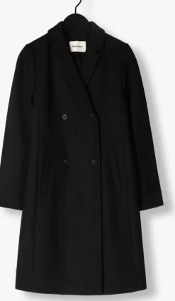 zwarte modström mantel odelia coat