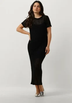zwarte modström maxi jurk hendrickmd dress