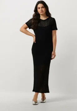 zwarte modström maxi jurk hendrickmd dress