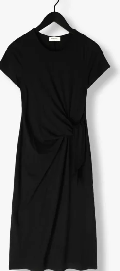 zwarte modström maxi jurk markmd dress