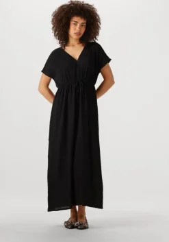 zwarte modström maxi jurk nemumd dress