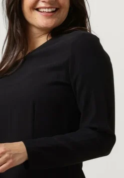 zwarte modström midi jurk fanyamd long dress