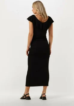 zwarte modström midi jurk hugomd dress