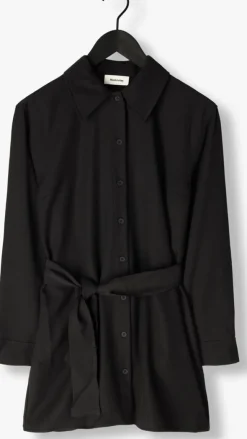 zwarte modström mini jurk kammymd dress