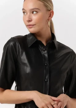 zwarte modström mini jurk alma dress