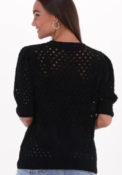 zwarte modström top aurora o-neck