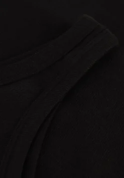 zwarte modström top igor one shoulder top