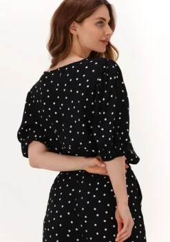 zwarte modström top ridder print top