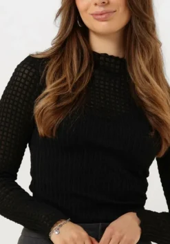 zwarte modström tops & t-shirts genifermd top