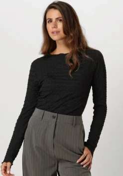 zwarte modström tops & t-shirts kimoramd ls top