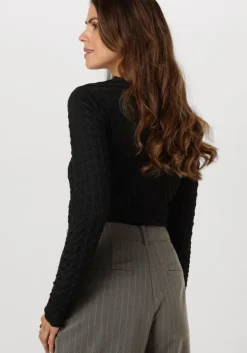 zwarte modström tops & t-shirts kimoramd ls top