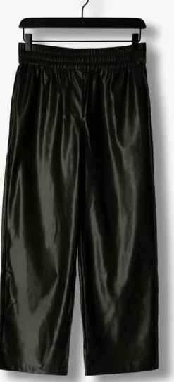 zwarte modström wijde broek faminamd pants