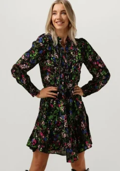 zwarte moliin mini jurk amy