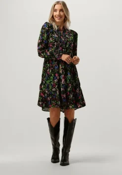 zwarte moliin mini jurk amy