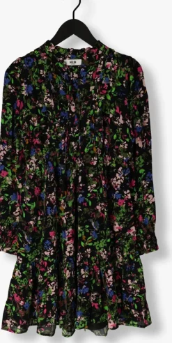 zwarte moliin mini jurk amy