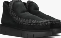 zwarte mou vachtlaarzen eskimo bounce sneaker