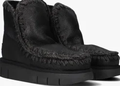 zwarte mou vachtlaarzen eskimo 18 bounce