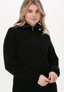 zwarte moves midi jurk bradlie 2243