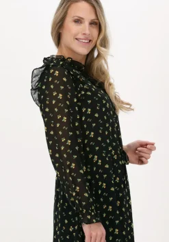 zwarte moves midi jurk jalina dress 2426
