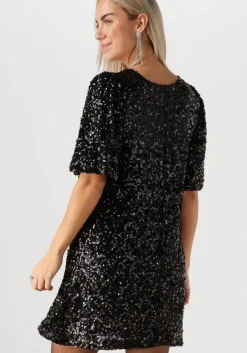 zwarte moves mini jurk manalina