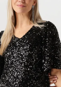 zwarte moves mini jurk manalina