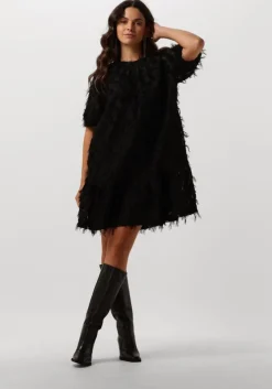 zwarte moves mini jurk revillo