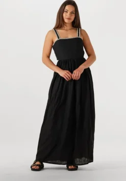 zwarte mr mood maxi jurk mrs ana dress
